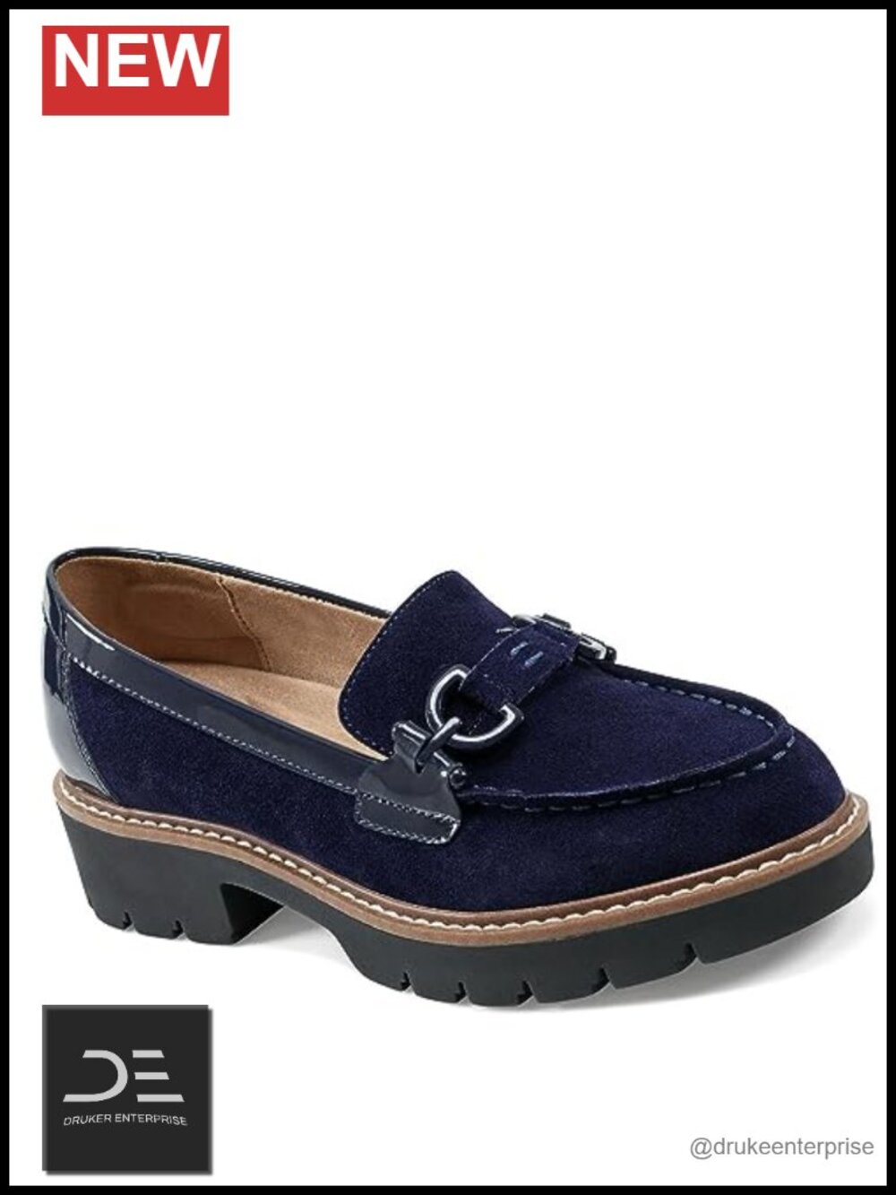 Easy Spirit Kinndle Women's Suede Slip-On Loafer with Memory Foam